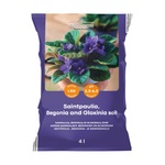 Seklos Почва за Теменужки, Бегонии и Каменно цвете Saintpaulia, Begonia and Gloxsinia soil - 4 кг