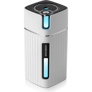 EtherOils Практичен ултразвуков овлажнител за въздух със седемцветна нощтна светлина, 300 мл