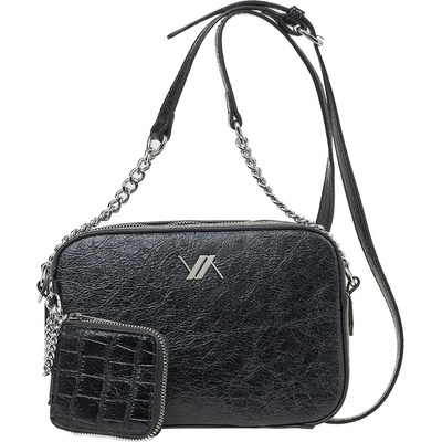 Verde dámská crossbody kabelka 16-7924 black