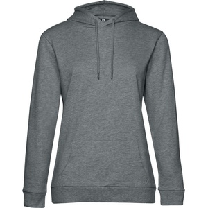 B&C Collection B&C #HOODIE WOMEN / Дамски суичър с качулка - сив M (01W04Wx4802)