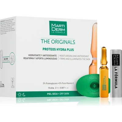 MartiDerm The Originals Protoes Hydra Plus хидратиращ серум в ампули с витамин С 10x2ml