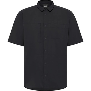 Jack Wolfskin Мъжка риза с копчета Jack Wolfskin Sierra Canyon S/S Shirt - Black - размер M (033-3072-0112)