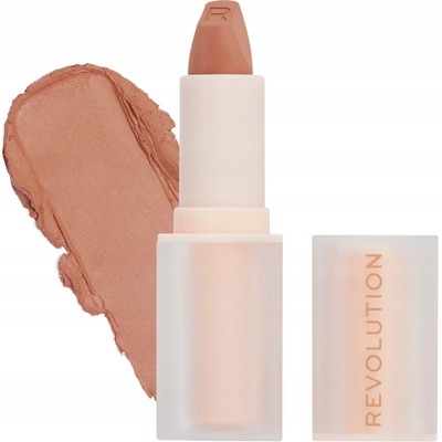 Makeup Revolution Lip Allure Soft Satin Lipstick krémový rúž so saténovým finišom Chauffeur Nude 3,2 g