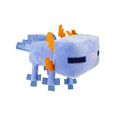 Minecraft Axolotl modrý 44 cm