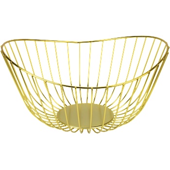 Horecano HORECANO-CHARM-Фруктиера елипса 28x27xh10/13cm ЗЛАТНА (232033) (HC981806) (01981806)