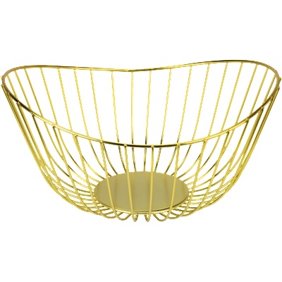 Horecano HORECANO-CHARM-Фруктиера елипса 28x27xh10/13cm ЗЛАТНА (232033) (HC981806) (01981806)