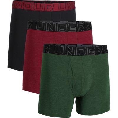 Under Armour Pánske Perf Cotton 6in 3Pack Green