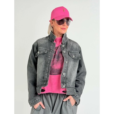 Voga Móda Denim antracitová