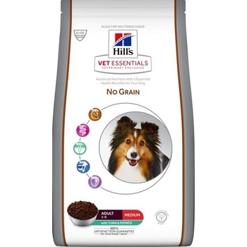 Hill’s Vet Essentials Adult No Grain Medium Breed Tuna & Potatoes 10 kg