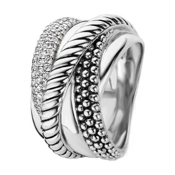 Ti Sento Дамски сребърен пръстен Ti Sento 12003ZI (12003ZI)