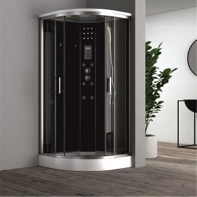 Inter Ceramic Хидромасажна душ кабина БРИЛЯНТ ICSH 998 NEW EASY ASSEMBLE, 90x90x215см, 4мм (998 NEW EASY ASSEMBLE)