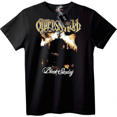 NOONEBRAND Сайпрес Хил Блек Съндей Т-Шърт - 2XL, White