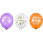 Party Deco Латексови Балони "Happy Birthday To You", (1Пакет/3 Бр. ) (SB14P-320-000)