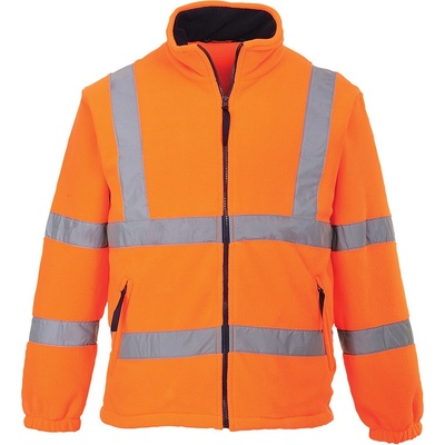 Portwest F300 HI VIS Fleecová reflexná mikina Fluorescenčno oranžová