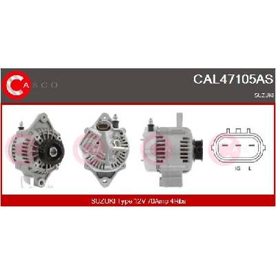 CASCO Alternátor CAL47105AS