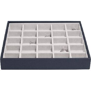 Stackers Ковчеже за бижута Stackers Pebble 25 камери cлassic морскосиньо (75993)