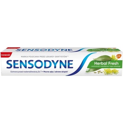 Sensodyne Herbal Fresh 75 ml kartón 12 ks