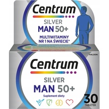 Centrum Silver Man 50+ vitamíny pre mužov 30 tabliet