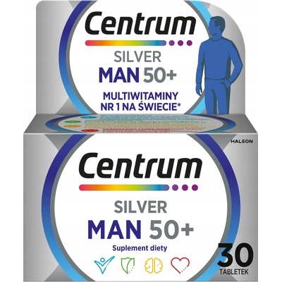 Centrum Silver Man 50+ vitamíny pre mužov 30 tabliet