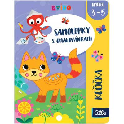 Albi Kvído Samolepky s omaľovánkami Psík
