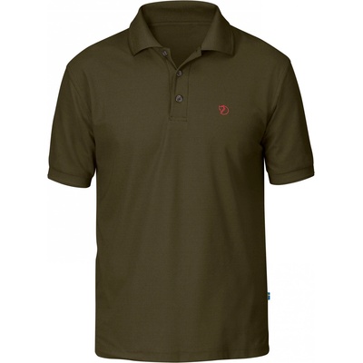 Fjall Raven Мъжка поло тениска Fjällräven Crowley Piqué Shirt Polo shirt - Dark Olive - размер XXL (016-0722-1316)