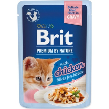 Brit Premium Cat Kitten Delicate Fillets Chicken 85 g