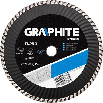 Graphite Diamantový kotúč 230 x 22.2 mm 57H638