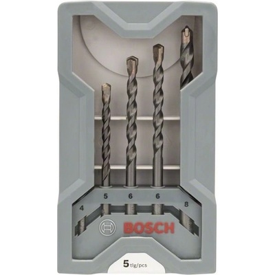 BOSCH 5dílná sada vrtáků do betonu CYL-3 4; 5; 6; 6; 8 mm 2607017080