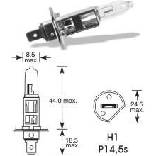 TESLight H1 P14,5s 24V 70W