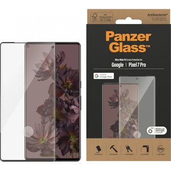 Panzer Стъклен протектор PanzerGlass за Google Pixel 7 Pro FP, UWF, Antibacterial - Черен