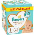 Pampers Пелени Pampers Premium Care - Размер 1, 2-5 kg, 156 броя (1100038999) - ozone