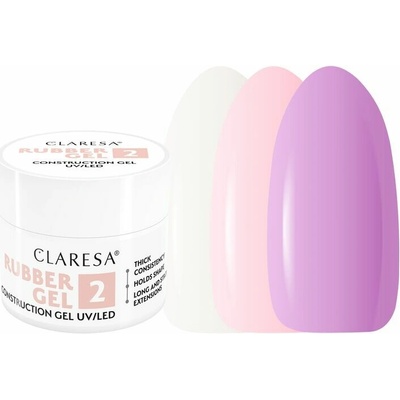 Claresa stavebný Rubber gel rôzne 12g