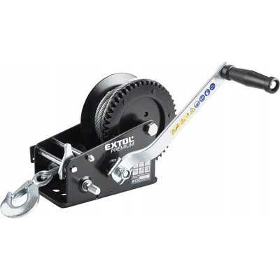 Lanový navijak Extol Premium (8861305) s kľukou, do 1350kg/10m lanko