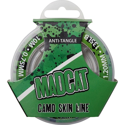 MADCAT Návazcová Šňůra Camo Skin Line Brown Camo 10 m 0,60-1,05 mm 47 kg