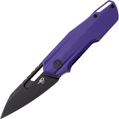 Bestech Knives Toddler Black stonewash 14C28N G10 Purple BG64D