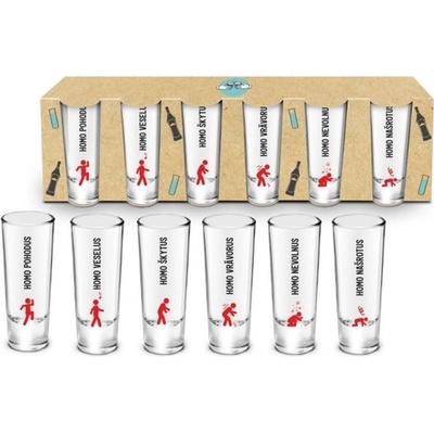Albi Evoluční vývoj večera sada panáků 6 x 35 ml
