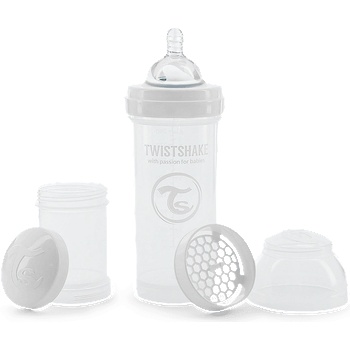 Антиколик биберон Twistshake 260 мл White (7350083122605)
