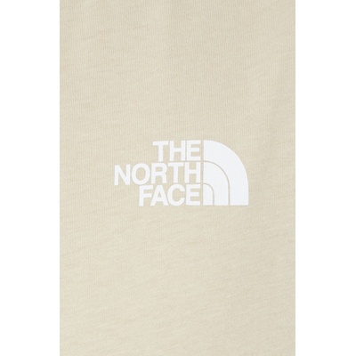 The North Face Памучна тениска The North Face M S/S Redbox Tee в бежово с принт NF0A87NP3X41 (NF0A87NP3X41)