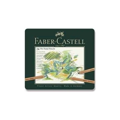 Faber-Castell Pitt Pastel plechová krabička umelecké pastely 24 farieb