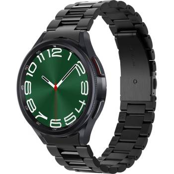 Spigen Modern Fit Band - стоманена каишка за Samsung Galaxy Watch 6 Classic 47мм (черен)