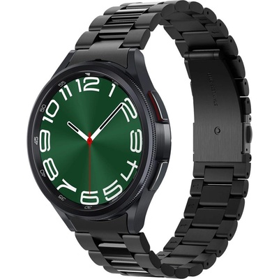 Spigen Modern Fit Band - стоманена каишка за Samsung Galaxy Watch 6 Classic 47мм (черен)