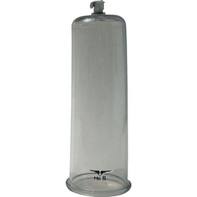 Mister B Cock Cylinder 23 x 6,4 cm, priehľadný valec na penis pre vákuové pumpy