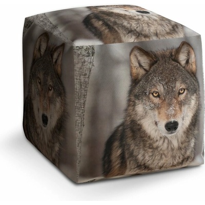 Sablio Taburet Cube Vlk 2: 40x40x40 cm
