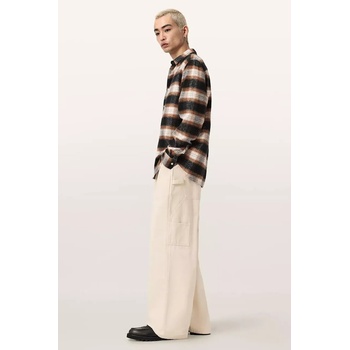 AllSaints широк панталон мъжки памучен JACKSON (M006TE)