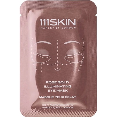 Rose Gold Illuminating Eye Mask озаряваща маска за под очите за жени 1 бр