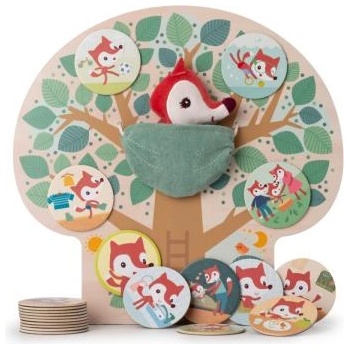 Lilliputiens - магнитно учебно дърво - моят ден с лисицата Алиса