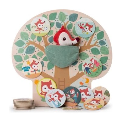 Lilliputiens - магнитно учебно дърво - моят ден с лисицата Алиса