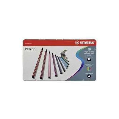 Stabilo Pen 68 10 ks súprava v plechovej škatuľke