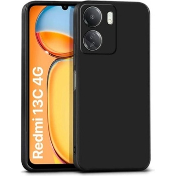 Mobi-Fon Силиконов кейс iPaky матиран, За Xiaomi Redmi 13C 4G, Черен (XMI-RDM13C-004)