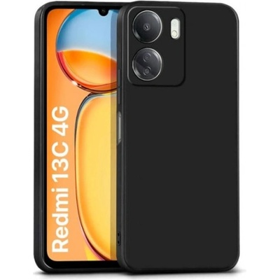 Mobi-Fon Силиконов кейс iPaky матиран, За Xiaomi Redmi 13C 4G, Черен (XMI-RDM13C-004)